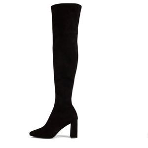 Jeffery Campbell over the knee suede boots. Size 10